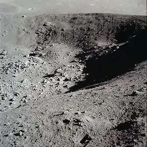 Ansicht auf den Shorty-Krater.