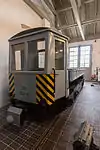 Kippbeiwagen 722 507 im Straßenbahnmuseum Dresden, April 2016