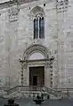 Kassettentür der „Musenpforte“ am Dom von Ascoli Piceno, 1496.