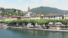 Ascona vom Lago Maggiore aus gesehen