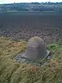 Viertelmeilenstein an der B&nbsp;80 östlich bei Aseleben