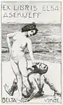 Exlibris Elsa Asenijeff