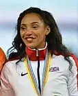 Ashleigh Nelson – ausgeschieden als Sechste des dritten&nbsp;Halbfinals