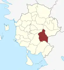 Lage des Køng Sogn in der Assens Kommune