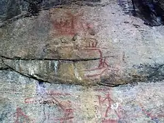 Felsbilder von Astuvansalmi bei Ristiina