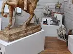 Gipsabdrücke von Hallers Studienobjekten zum Reiterstandbild in Zürich