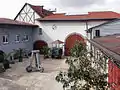 Atelier und Museum Volxheimer Hof; Ansicht des Innenhofes