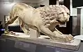 Griechische Skulptur eines Löwen, Grabdenkmal, etwa 350 v. Chr.