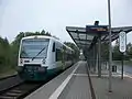 Auerbach (Vogtl) ob Bf mit Vogtlandbahn (2016)