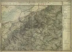 Landesaufnahme 1873: Im Norden von Mauerbach lag in den Gebäuden der Kartause (Mitte unten rechts) das damalige Wiener Versorgungshaus