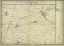 Gerasdorf (links) um 1873
