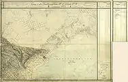Südosten Richtung Donnerskirchen und Purbach, 1:25.000 (Rayon des Brucker Lagers nur schematisch, siehe die Darstellung im Maßstab 1:12.500)