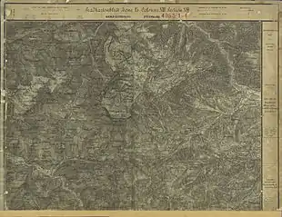 steirische Seite, nördlicher Teil, mit Adlitzgräben und Preiner Gscheid, um 1873 (rechts unten)