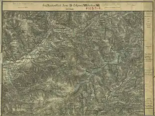 steirische Seite, südlicher Teil, mit Steinhaus, Spital und Mürzzuschlag (rechts oben)