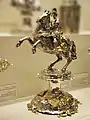 Tafelaufsatz: Römischer Offizier zu Pferde (ca. 1680)