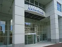 Eingang der Augsburger Aktienbank