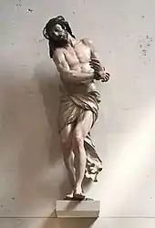 Lebensgroße Darstellung des leidenden Christus mit der Dornenkrone (Ecce homo), 1630/31, Augsburger Dom