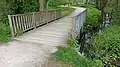 Ausläufer der Tarpenbek-West kurz vor dem Zusammenfluss