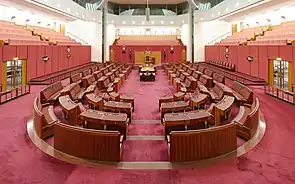 Sitzungssaal des Senats