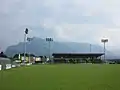 Sportzentrum ASKÖ Salzburg West, Blick zur Fantribüne (2017)