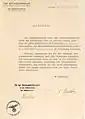 Anweisung des Reichskommissars für die Niederlande, 12.&nbsp;August 1940