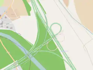 Übersichtskarte Autobahndreieck Neu-Ulm