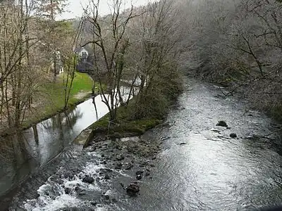 Die Auvézère bei Le Moulin
