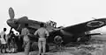TschechoslowakischeAvia S-199 der 101. Staffel „First Fighter“ im Jahr 1948