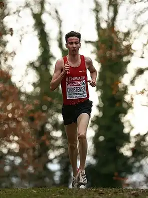 Axel Vang Christensen bei den Crosslauf-Europameisterschaften 2021 in Dublin
