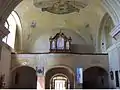 Blick auf die Orgel