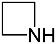 Strukturformel des Azetidins