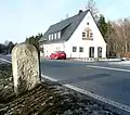 Ganzmeilenstein an der Müglitztalstraße in Bärenstein