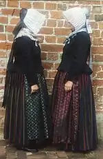 Bremische ländliche Tracht, erste Hälfte des 19.&nbsp;Jahrhunderts