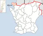 Lage der Gemeinde Båstad