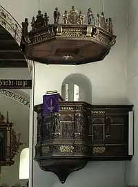 Kanzel vom Anfang des 17.&nbsp;Jahrhunderts