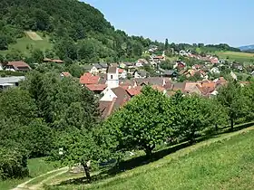 Der Dorfkern von Büren im Schwarzbubenland