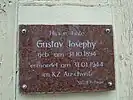 Gedenktafel Gustav Josephy