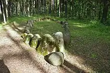 Velna laiva in Bīlavu  in Lettland