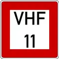 B.11b Gebot, Sprechfunk auf dem angegebenen Kanal zu benutzen