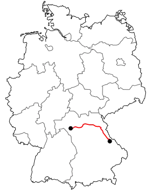 Verlauf der B 22
