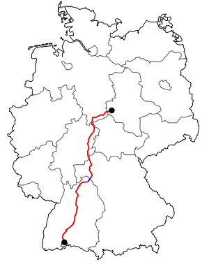 Verlauf der B 27