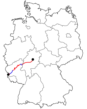 Verlauf der B 49