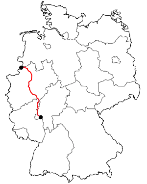 Verlauf der B 54