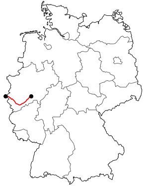 Verlauf der B 56