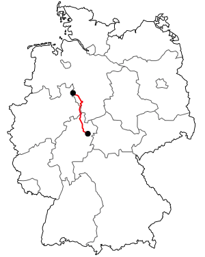 Verlauf der B 83