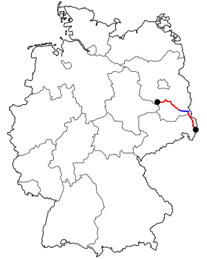 Verlauf der B 115