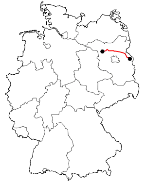 Verlauf der B 167