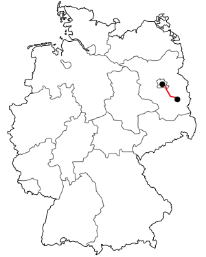 Verlauf der B 179