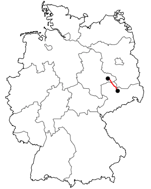 Verlauf der B 182