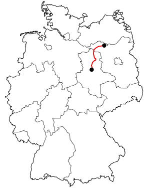 Verlauf der B 189